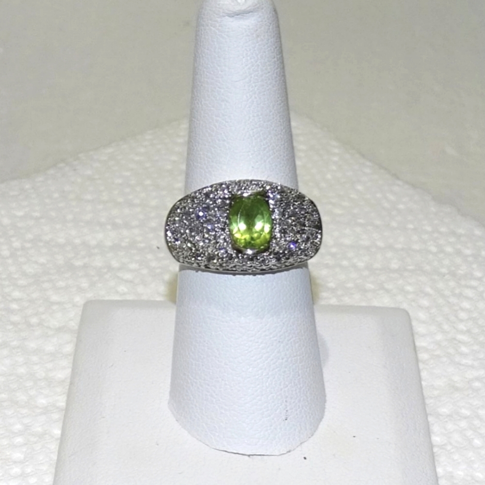 Vtg Peridot Ring - image 1